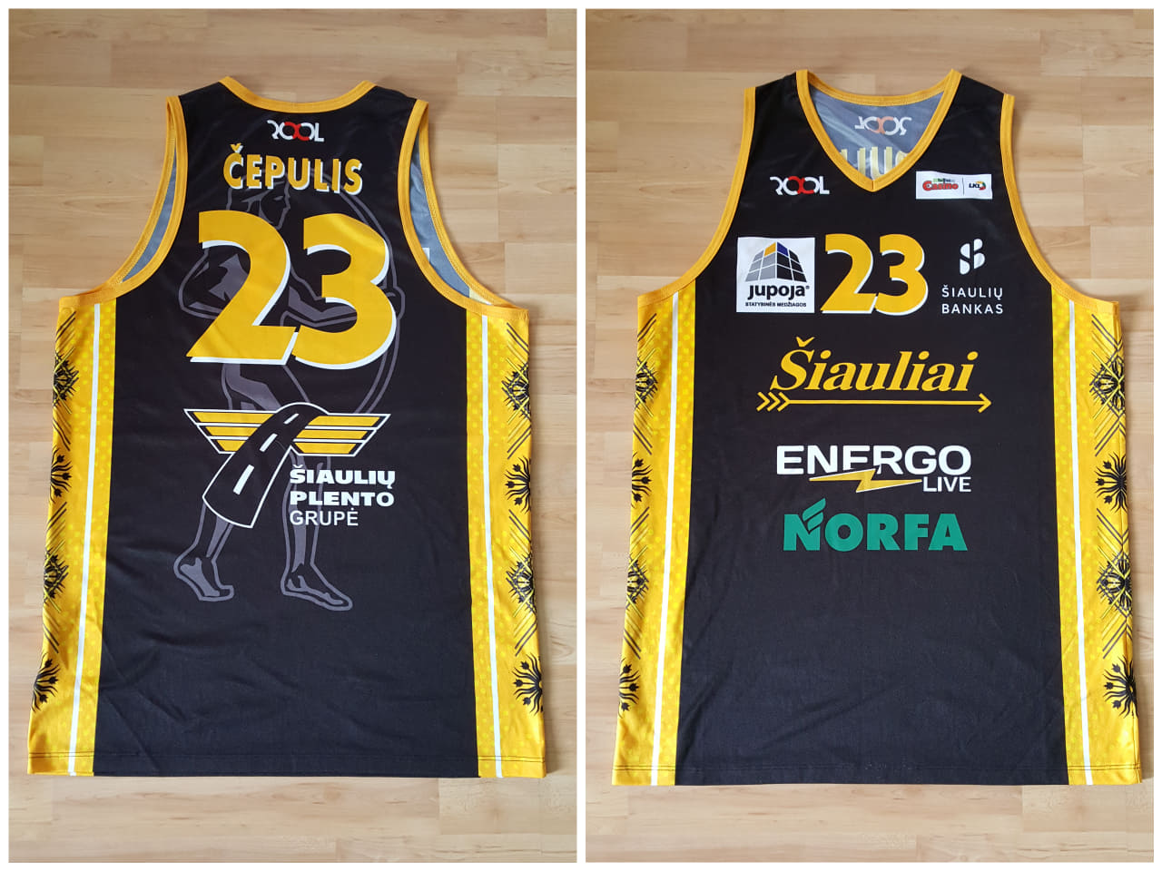 BC Šiauliai. Marškinėliai - Arvydas Čepulis (2016-17, LKL)